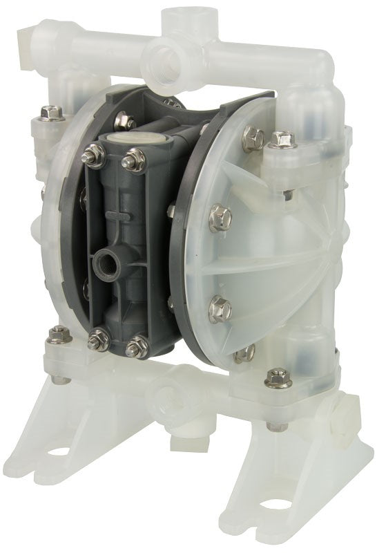 Yamada G15 Series, 15.8 GPM Double Diaphragm Pump, 1/2" Porting, Polypropylene Housing