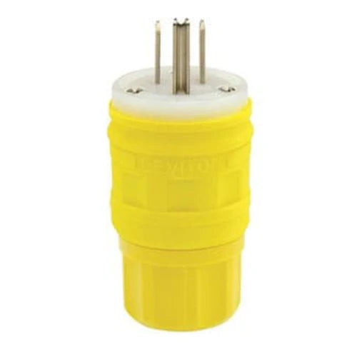 Leviton 14W47-YPB 125V 15A Wetguard Watertight Plug